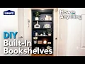 How to Build Built-In Bookshelves How To Anything