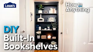 How to Build Built-In Bookshelves How To Anything