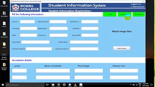 JAVA Project - student information system using java swing