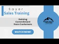Gaining Commitment from Customers