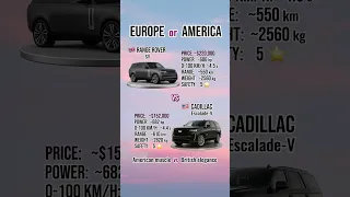 Cadillac Escalade V Vs Range Rover SV Luxury SUV Battle 
