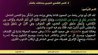 تحليل الفصل الثالث من كتاب الشعرية العربي الشعرية والفكر 