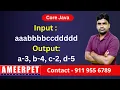 Java Strings Print Frequency of Each character in given string Coding By Srinivas
