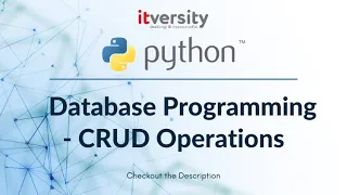 Mastering Python - Database Programming