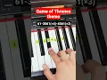 Game of Thrones (theme song) - piano tutorial