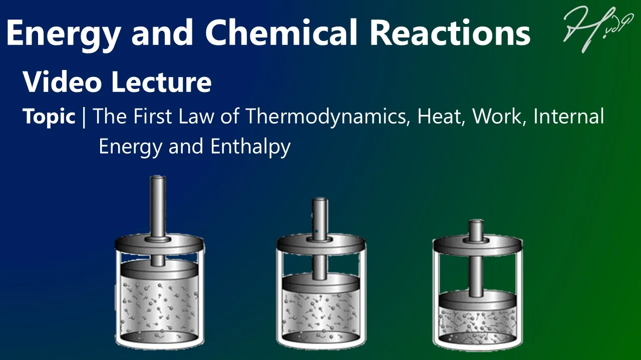 The First Law of Thermodynamics, Heat, Work, Internal Energy and Enthalpy