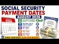 SSI Payments Arrive Early This Week August 2026 Schedule Breakdown