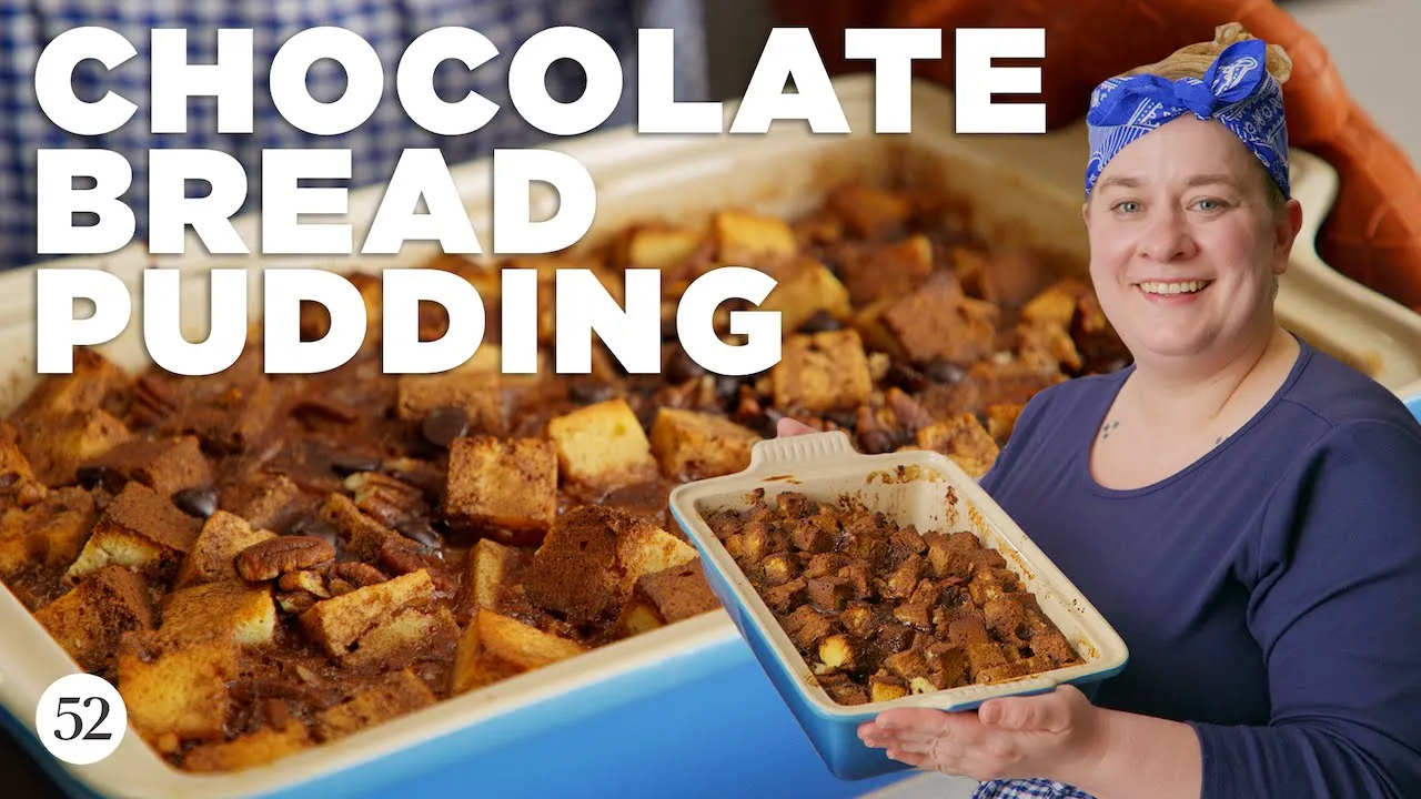 How to Make Bread Pudding   Bake It Up A Notch with Erin McDowell   Food52 + Le Creuset