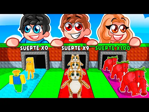 Video Thumbnail: Usé SUERTE INFINITA en 3 FILAS de STEAL A BRAINROT en Roblox!