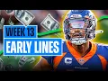 NFL Week 13 Early Picks Line Movement Predictions 2024