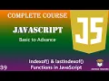 Indexof lastIndexof Functions in JavaScript in