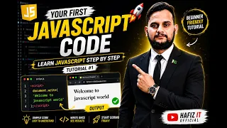 Your First JavaScript Program JavaScript Tutorial for Beginners