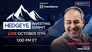 Marc Cohodes Keith McCullough Hedgeye Investing Summit Fall 2022