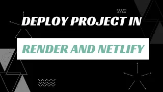 Host Frontend on Netlify Backend on Render Free and step by step Full Stack Deployment Tutorial