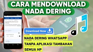 cara mendownload nada dering untuk semua hp android