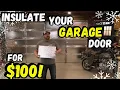 Viral DIY Insulate Your 16ft Garage Door for 100 Watch Save and Share the Secret