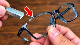 Don’t throw away your glasses—just follow these 2 plastic welding methods and enjoy the results