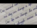 English Mein Handwriting Kaise Sudhare Cursive Writing Likhne Ka Aasan Tarika