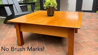Watch this before using Spar Varnish or Polyurethane Wood Finish! - No Brush Marks!