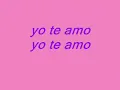 SANDRO YO TE AMO LETRA BY VMR