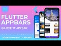 Flutter Gradient AppBar Adding Gradient to AppBar Flutter AppBars