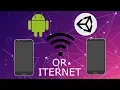 How to make Multiplayer Game in Unity for Android ON SAME WIFI and ON INTERNET - LOCAL and GLOBAL