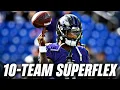 2026 Fantasy Football Mock Draft 10-Team Superflex
