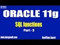 Oracle Tutorial online training SQL Functions Part - 3