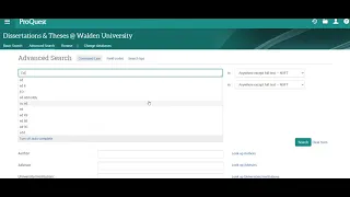 Find Walden EDD Project Studies or Dissertations