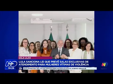 Sala Lilás: presidente Lula sanciona lei para mulheres vítimas de violência