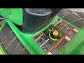 How to adjust John Deere X300 deck