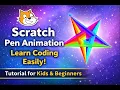 Scratch Pen Animation Tutorial Learn Scratch Programming for Kids Beginners