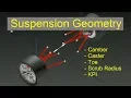 Suspension Geometry - Part 1 Camber Toe Caster KPI Scrub Radius