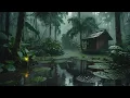 Download Lagu Gentle Rain Meditation by the Pond | Sleep Fast \u0026 Clear the Mind