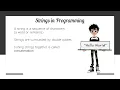 Data Types - Strings Concatenation