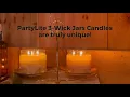 PartyLite PartyLite 3-Wick Jars Candles are truly unique