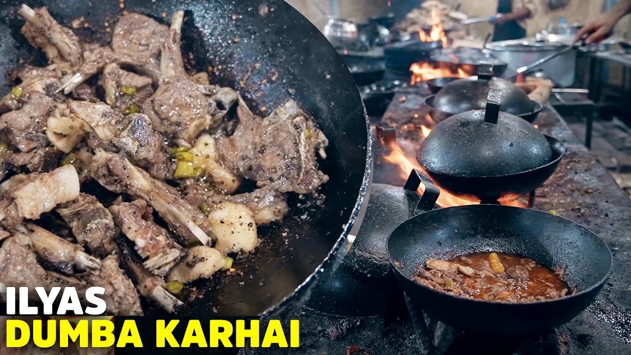 Ilyas Dumba Karahi, Lahore Truck Ada, GT Road   Best Mutton Karahi Tikka   Pakistan Street Food