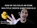 2018 AP Calculus AB Practice Exam Multiple Choice Questions - 8