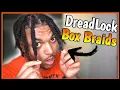 How To Box Braid NEW On HIGHTOP DREADS BEST WAY