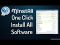 minstall One Click Software Install with English language support Silent Oneclick BELOFF wpi