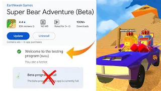 HOW TO DOWNLOAD SUPER BEAR ADVENTURE BETA NEW UPDATE MULTIPLAYER 