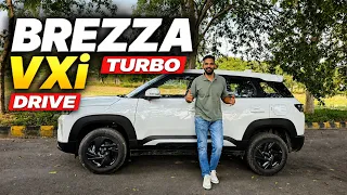 2026 New Maruti Brezza VXi Turbo all Details Drive Impression Car Quest