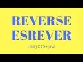 Reverse the String c c java