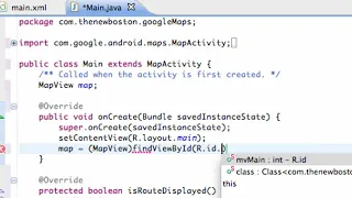 Android Application Development Tutorial 131 Displaying the MapView YouTube