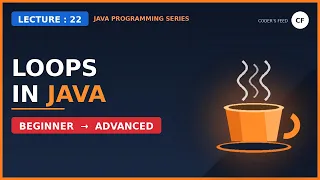 Loops in java While and do-while loop Lec-22 java beginners Series