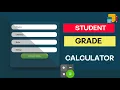 Student Grade Calculator Using HTM CSS and Javascript Grade Calculator in JavaScript
