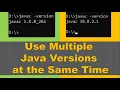 How to use multiple Java versions at the same time