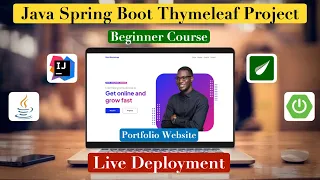 Build a Portfolio Website with Java Spring Boot Thymeleaf Bootstrap Full Project Tutorial