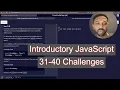 Step-by-Step FreeCodeCamp JavaScript Tutorial 31-40 Easy Beginner Challenges