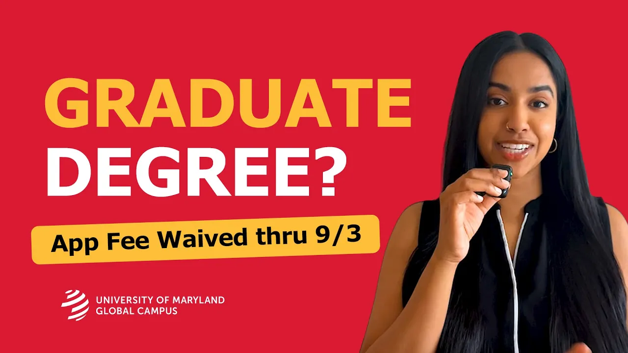 University of Maryland Global Campus — University of Maryland Global Campus - Graduate Degrees (YouTube video ad)